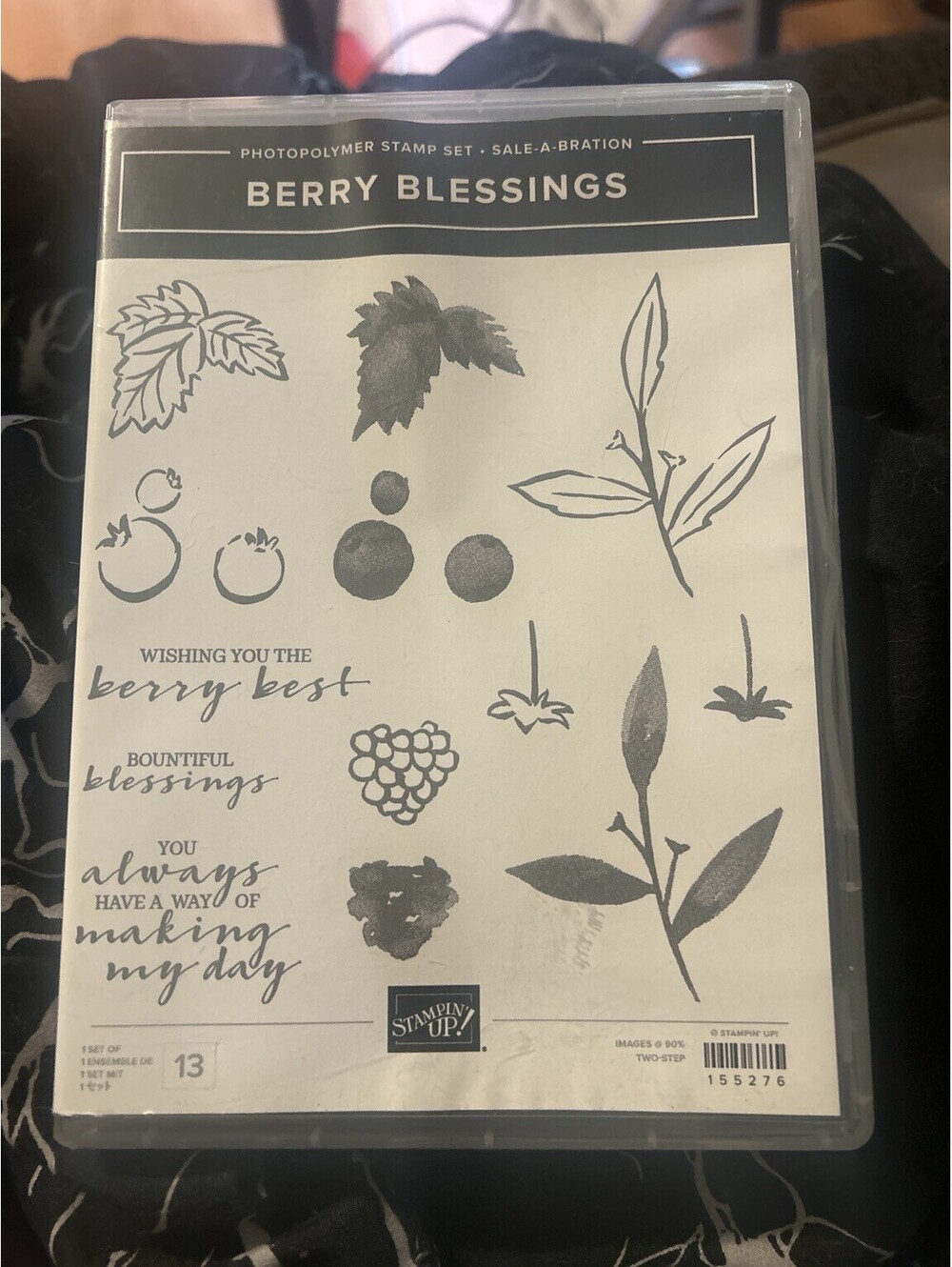 Stampin' Up! "Berry Blessings" Photopolymer Stamp Set Floral Berries